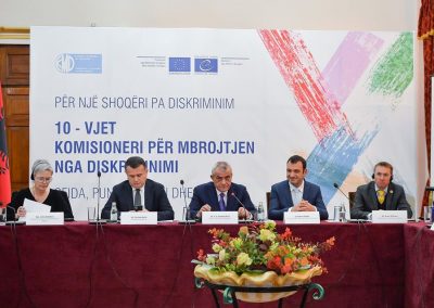 10 VJET KMD, Takim përmbyllës në Kuvendin e Shqipërisë për 10 vjetorin e Komisionerit për Mbrojtjen nga Diskriminimi