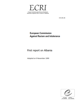 Raporti ECRI per Shqiperine. 1999_001